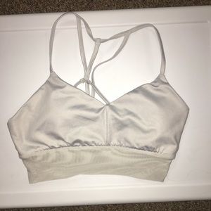 alo Yoga Strappy Mesh Sports Bra